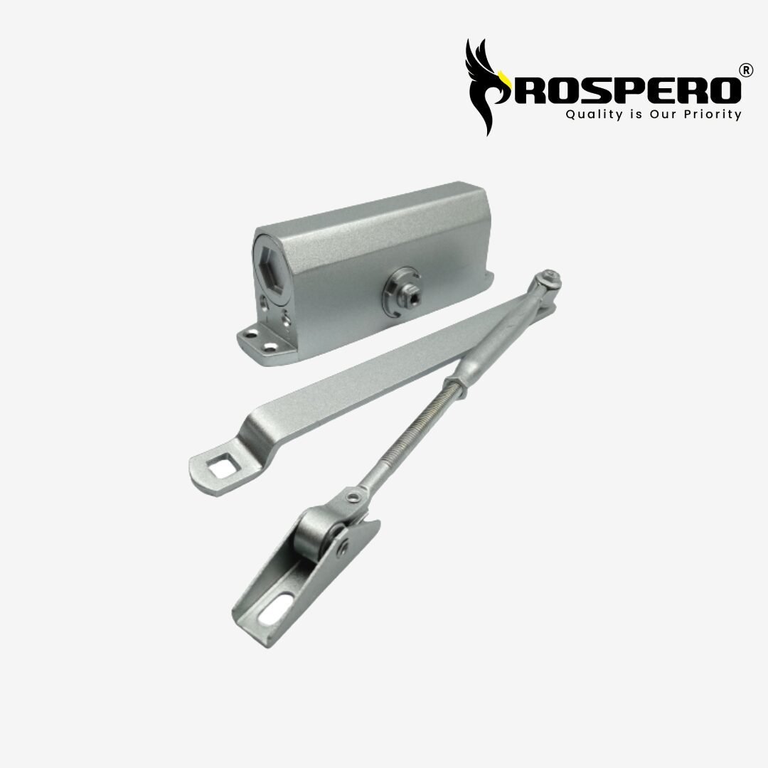 PROSPERO DOOR CLOSER 65KG 90* SILVER